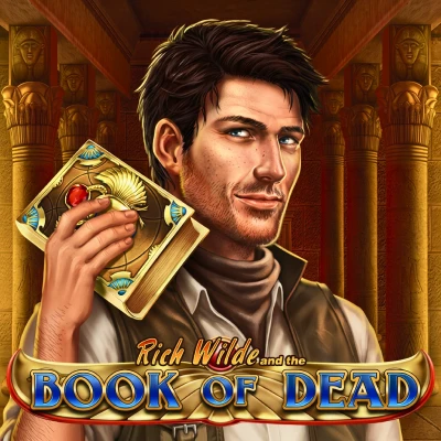 Book of Dead Egyptian-themed slot tile at Lucky Days Casino Canada
